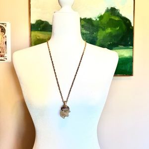 Chunky crystal necklace!